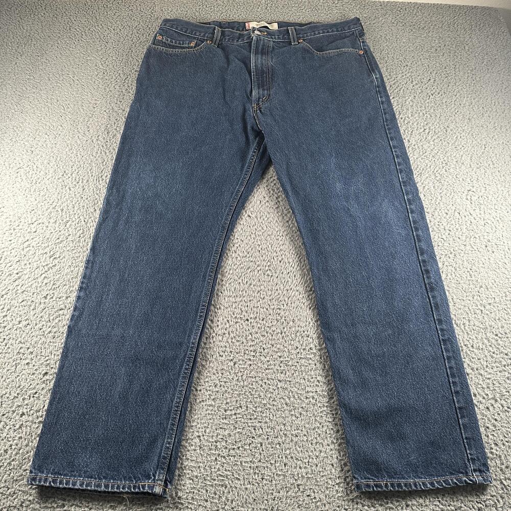 Vtg Levi's 505 Jeans Mens 40x30(39x30 Fits) Blue Straight Medium Wash USA Y2K
